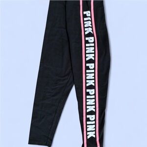 PINK Victoria's Secret Black Leggings